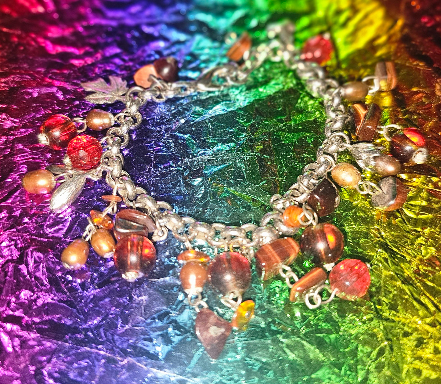 Crystal & Bead Bracelet