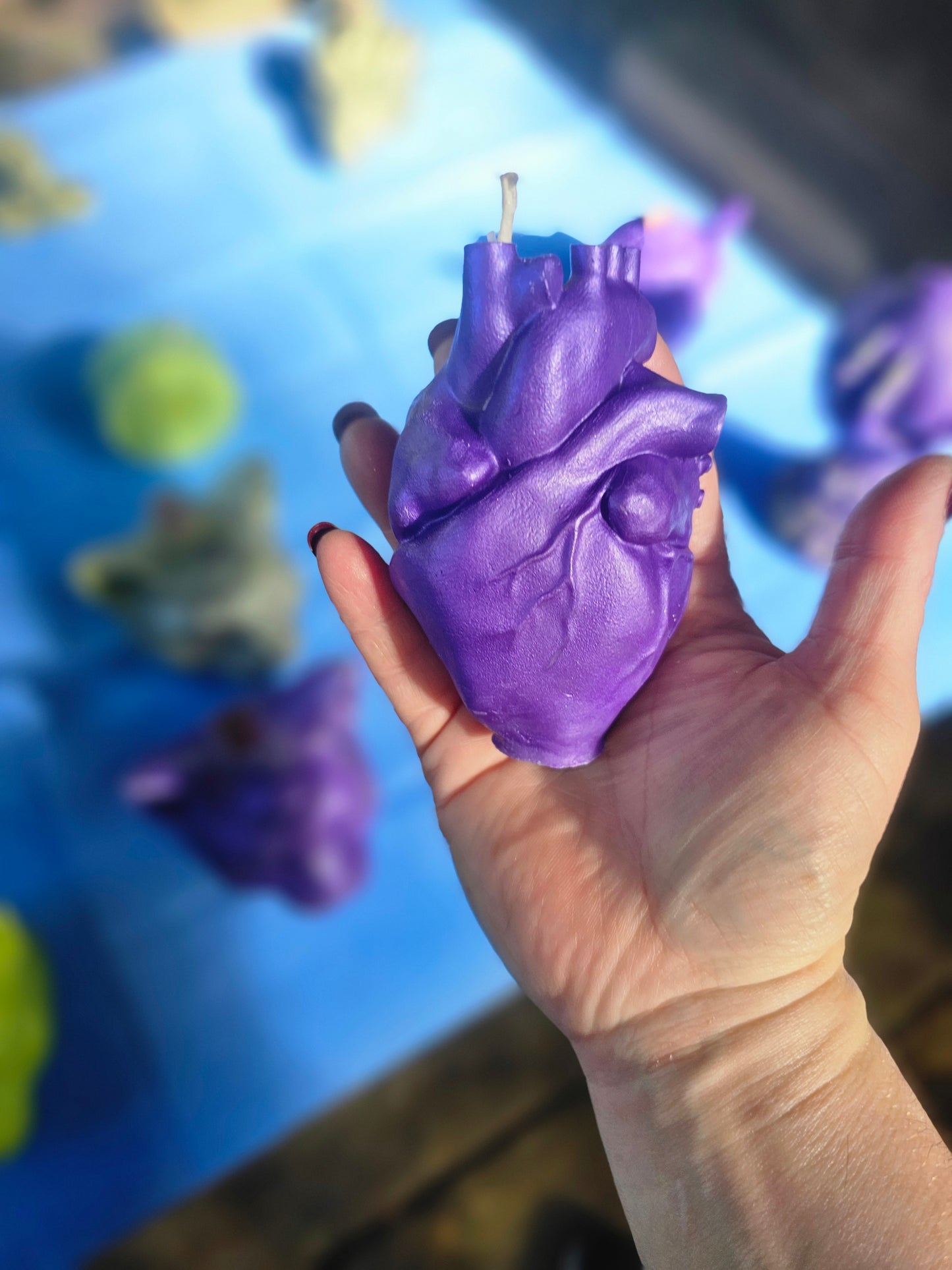 Anatomical Heart Candle