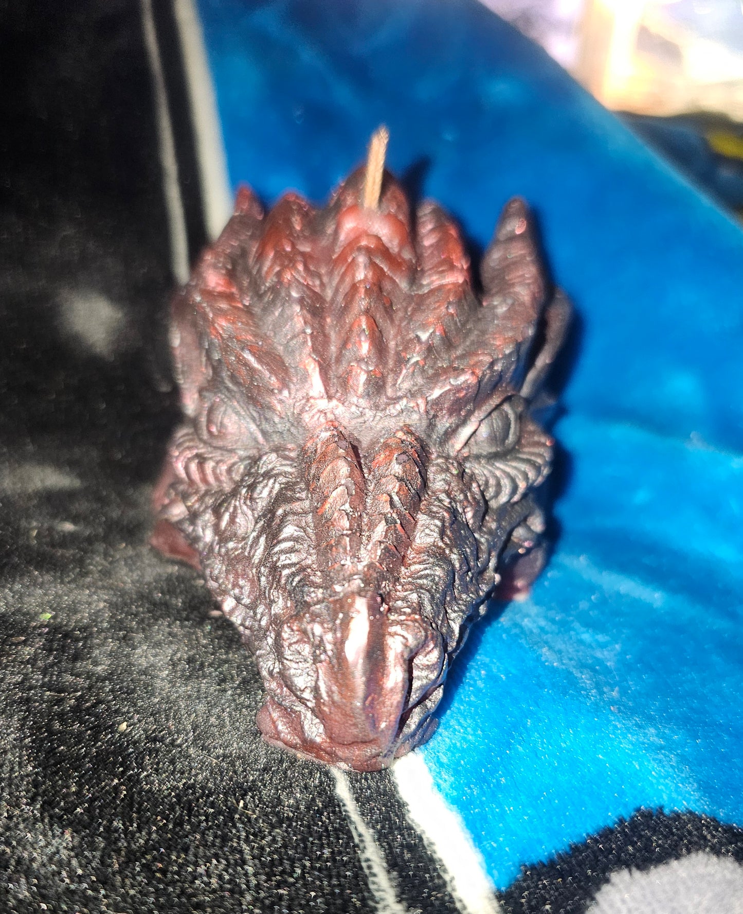 3D Dragon Candle with Wood Wick