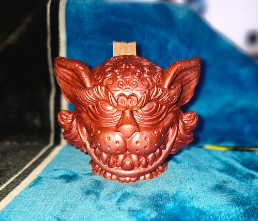 Cheshire Cat Candle with Wood Wick